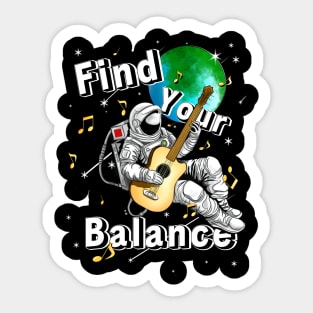 Find Your Balance Sticker